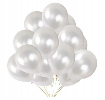 Balony perłowe metaliczne 20szt 30cm Gotowy zestaw na Ślub Wesele - Szafran Limited
