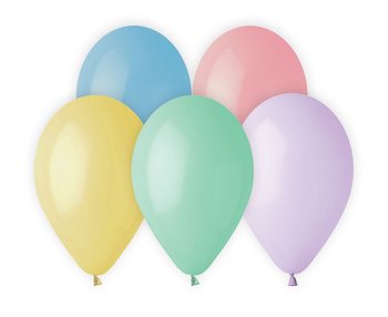Balony Premium Hel, delikatne kolory, 13 cali, 10 sztuk - GoDan