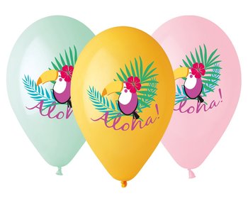 Balony Premium, Tukan - Aloha!, 5 sztuk - GoDan