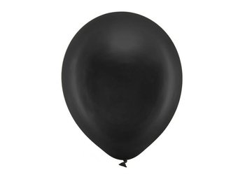 BALONY RAINBOW 30 CM CZARNE 100 SZT - PartyDeco