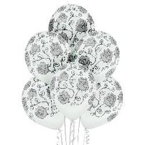 Balony  Róże  6 Szt. Bn06-338