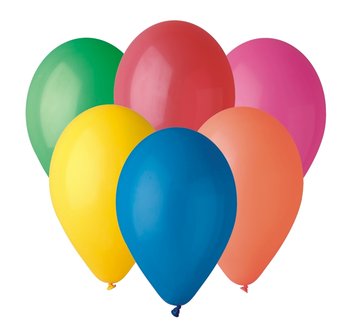 Balony różnokolorowe, 100 sztuk - GoDan