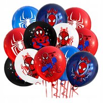 BALONY SPIDERMAN NA URODZINY ZESTAW BALONÓW URODZINOWYCH SPIDER AVENGERS