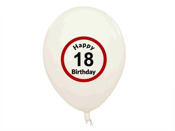 Balony urodzinowe, 18, 30 cm, 5 sztuk - KEMIŚ