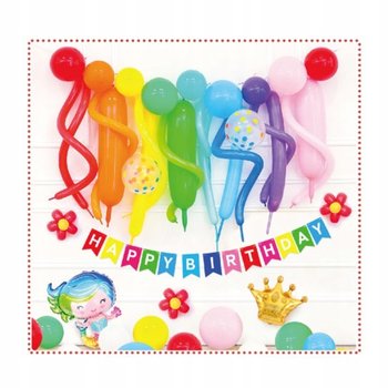 Balony Urodzinowe Zestaw 35Szt Przyjęcie Syrenka - Midex