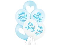 Balony z nadrukiem na baby shower - 12