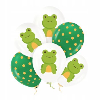 BALONY żabka zwierzęta gumowe ZESTAW 6szt 30 cm - PartyPal