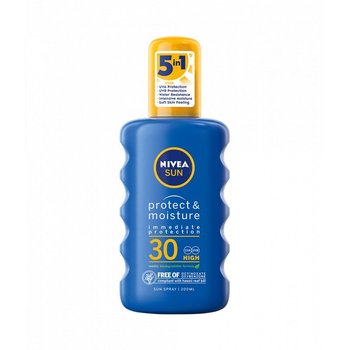 Balsam w sprayu do opalania Nivea Protect & Moisture 200ml SPF 30 - Nivea Sun
