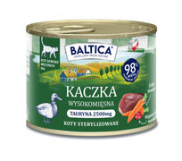 Baltica Smaki Regionów Karma Mokra Kot Dorosły Kaczka 185g