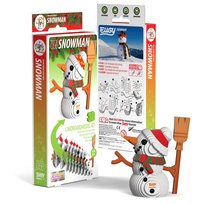 Bałwanek Eugy. Eko Układanka 3D Eugy