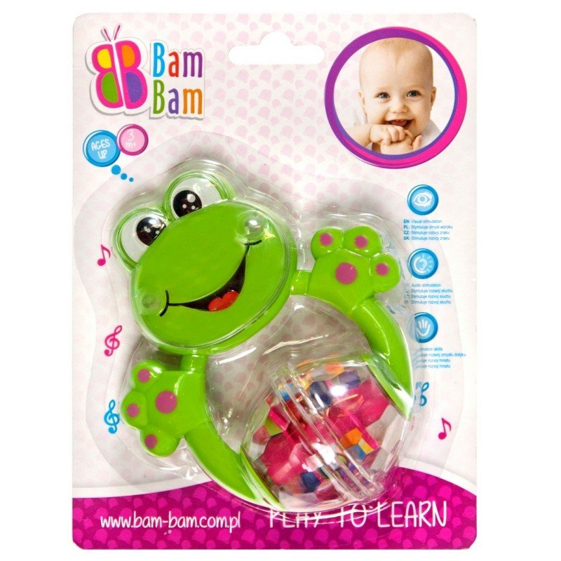 Bam Bam, grzechotka Żaba