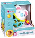 Bam Bam, gumowa kula z grzechotką - Bam Bam