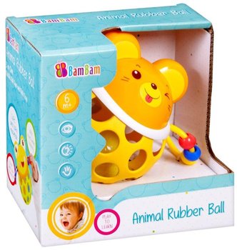 Bam bam, gumowa kula z grzechotką, Mysz - Bam Bam