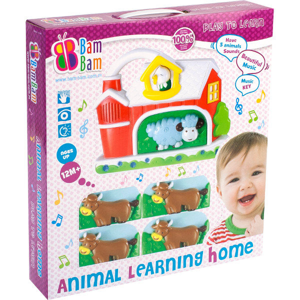 Bam Bam, zabawka edukacyjna Domek