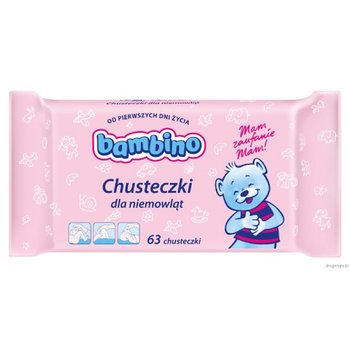 Bambino, Chusteczki dla niemowląt, 63 szt. - Bambino