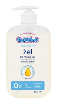 Bambino, Rodzina, żel do mycia rąk hipoalergiczny, 500 ml - Bambino