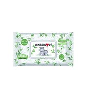 Bambusowe chusteczki nawilżane, 60 szt., Bamboolove