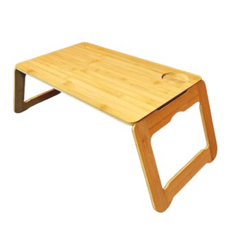 Bambusowy składany stolik pod laptop, tablet. 46 x 29.5 x 23 cm - Inny producent