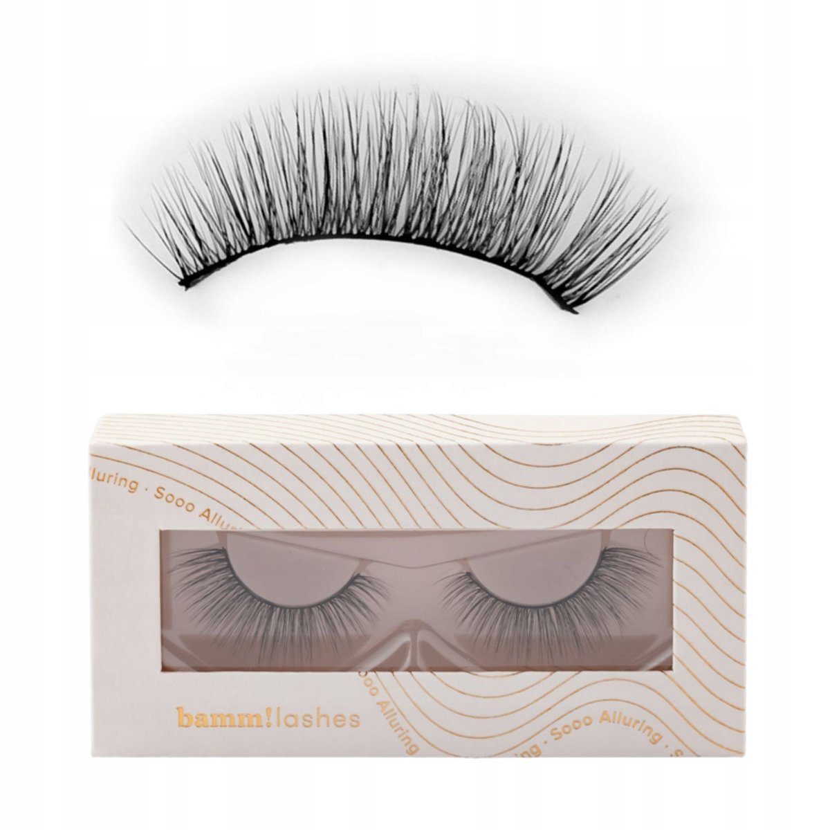 Sztuczne RZĘSY wielokrotnego użytku długie gęste Sooo Alluring BAMM!LASHES-Zdjęcie-0