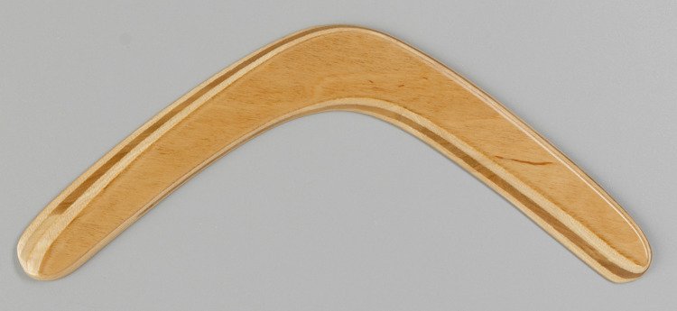 Фото - Інші спорттовари Banan Bezbarwny drewniany bumerang powracający - praworęczny
