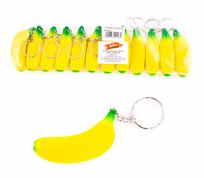 Banan Miękki Brelok Do Kluczy Zawieszka 12Szt Midex