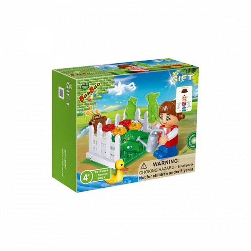 BanBao, Mini, klocki W ogrodzie, 8003