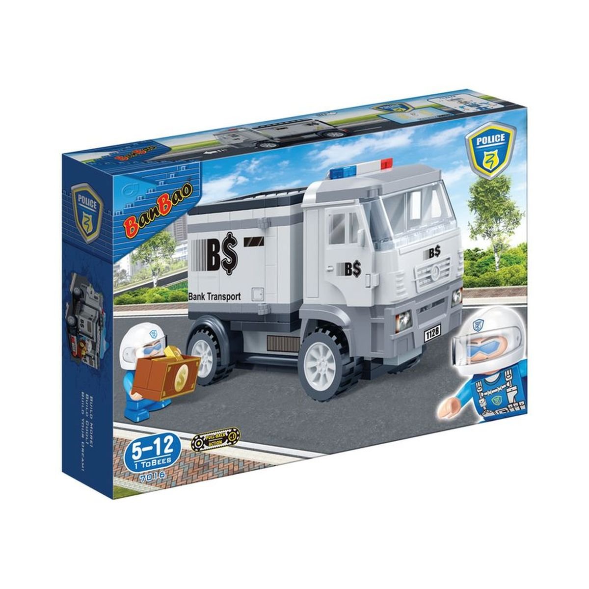 BanBao, Policja, klocki Konwój transport pieniędzy, 7016