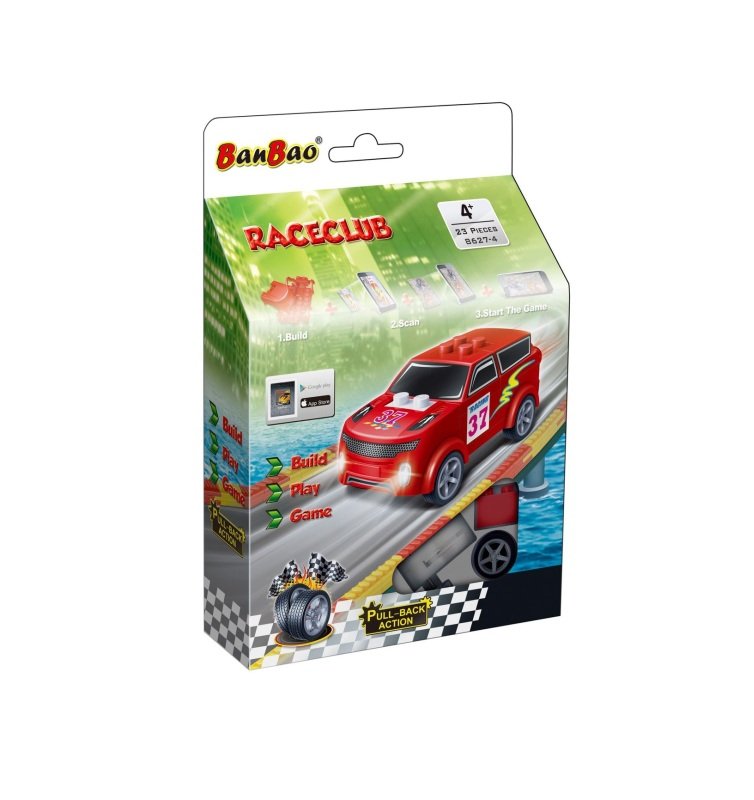 BanBao, RaceClub, klocki Robster, 8627-4