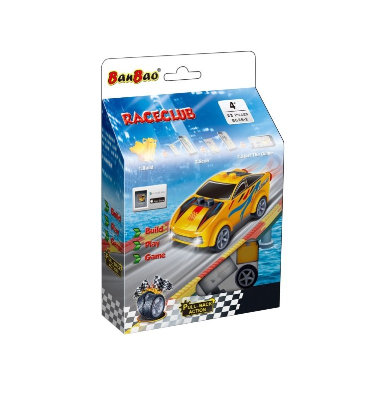 BanBao, RaceClub, klocki Slingshot, 8626-2