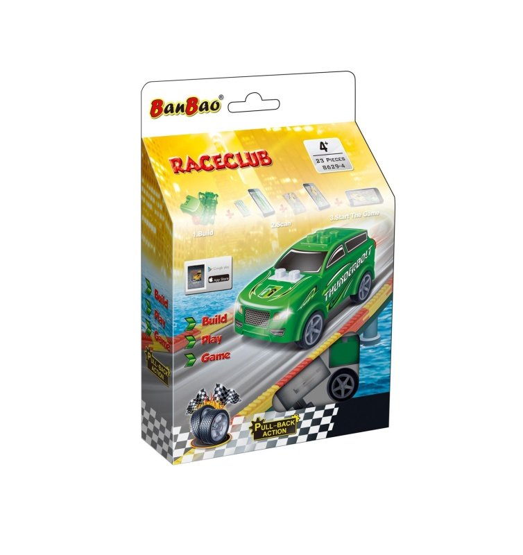 BanBao, RaceClub, klocki Spiker, 8629-4