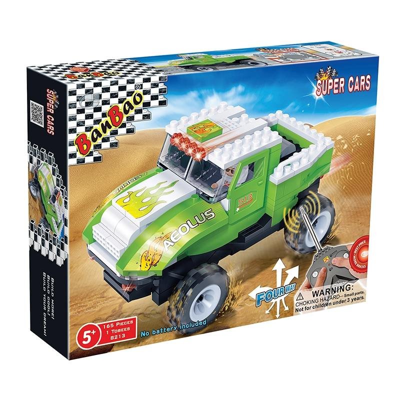BanBao, Super Cars, klocki Twister sterowany RC, 8213