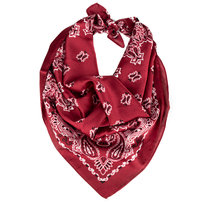 BANDAMKA BANDANA Alessio CHUSTKA CHUSTA bordowa DUŻA 67cmx67cm Alessio