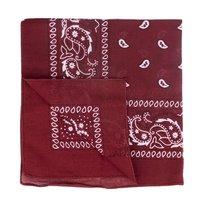BANDAMKA BANDANA Alessio CHUSTKA CHUSTA bordowa Alessio