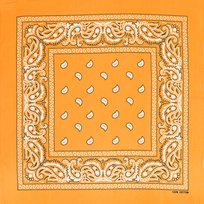 Bandana bandamka bandana żółta chusta paisley Pako Jeans