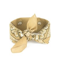 Bandana Bandanka Apaszka Chusta na Głowę Rękę Damska Męska Dziecięca Beżowa Art of Polo