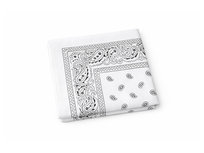 Bandana "Sjal" - bawełniana chusta na głowę - biała Inna marka