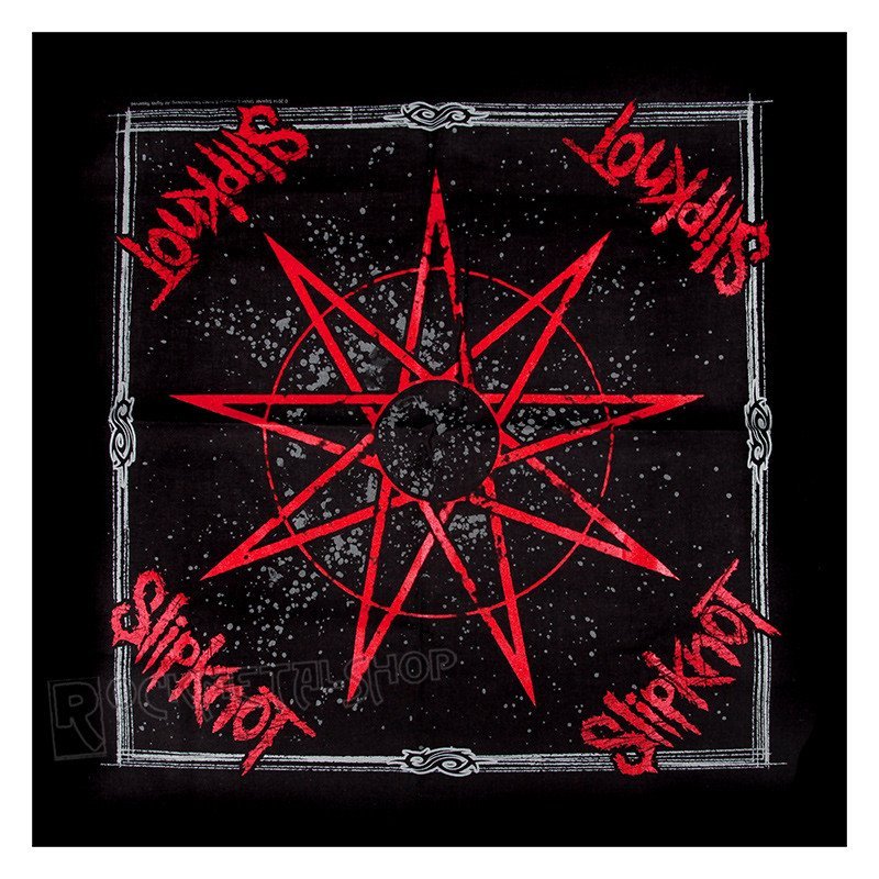 bandana SLIPKNOT NINE POINTED STAR Inna marka Sklep