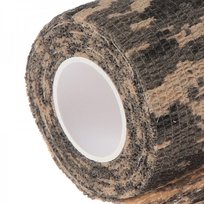 Bandaż kohezyjny samoprzylepny 4,5cm x 5m, kamuflaż brązowy ForMe