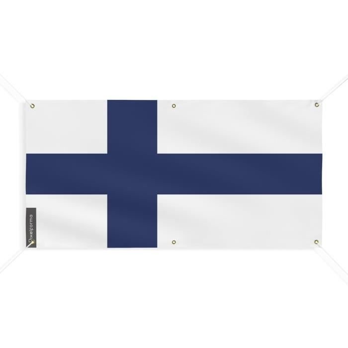 Tavolo bandiera Finlandia 15 x 25 cm con tavolo Bandiere supporto 37 cm