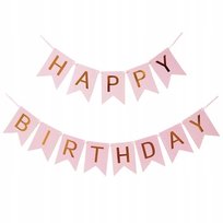 BANER GIRLANDA DEKORACJA URODZINY HAPPY BIRTHDAY Inna marka