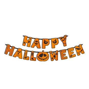 Baner Happy Halloween 185 cm - PartyPal