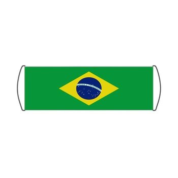 Baner przewijany Flaga Brazylii 17x50cm - Inna producent
