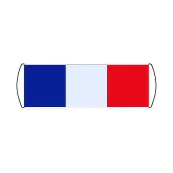 Baner przewijany Flaga Francji 17x50cm - Inna producent