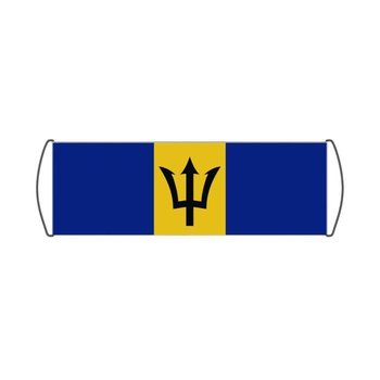 Baner przewijany z flagą Barbadosu 17x50cm - Inna producent