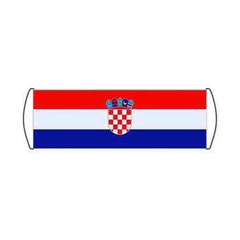 Baner przewijany z flagą Chorwacji 17x50cm - Inna producent