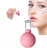 Bańka Próżniowa Silikonowa M 25mm Do Masażu Twarzy I Szyi Bańka Chińska