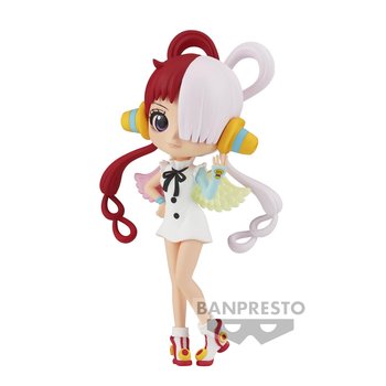 Banpresto BP88607P Figurka Q Posket Uta, jednoczęściowa folia czerwona, 5,5", wielokolorowa - Inna marka