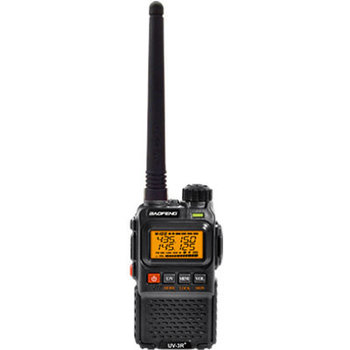 Baofeng UV-3R Plus 3W dwupasmowy radiotelefon (duobander) 2m + 70cm w kolorze czarnym - Baofeng