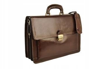 Barberinis Barberinis aktówka skóra naturalna licowa - mężczyzna