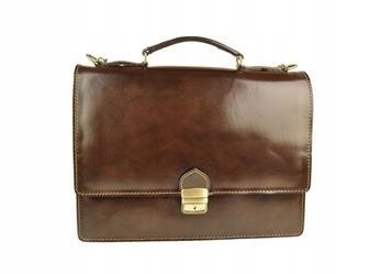 Barberinis Barberinis aktówka skóra naturalna licowa - mężczyzna